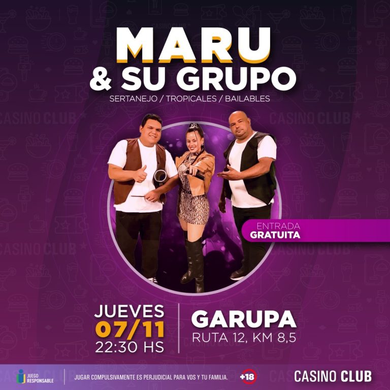 Maru & su Grupo en el Casino Club
