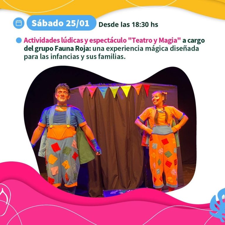 Actividades lúdicas y espectáculo «Teatro y Magia»