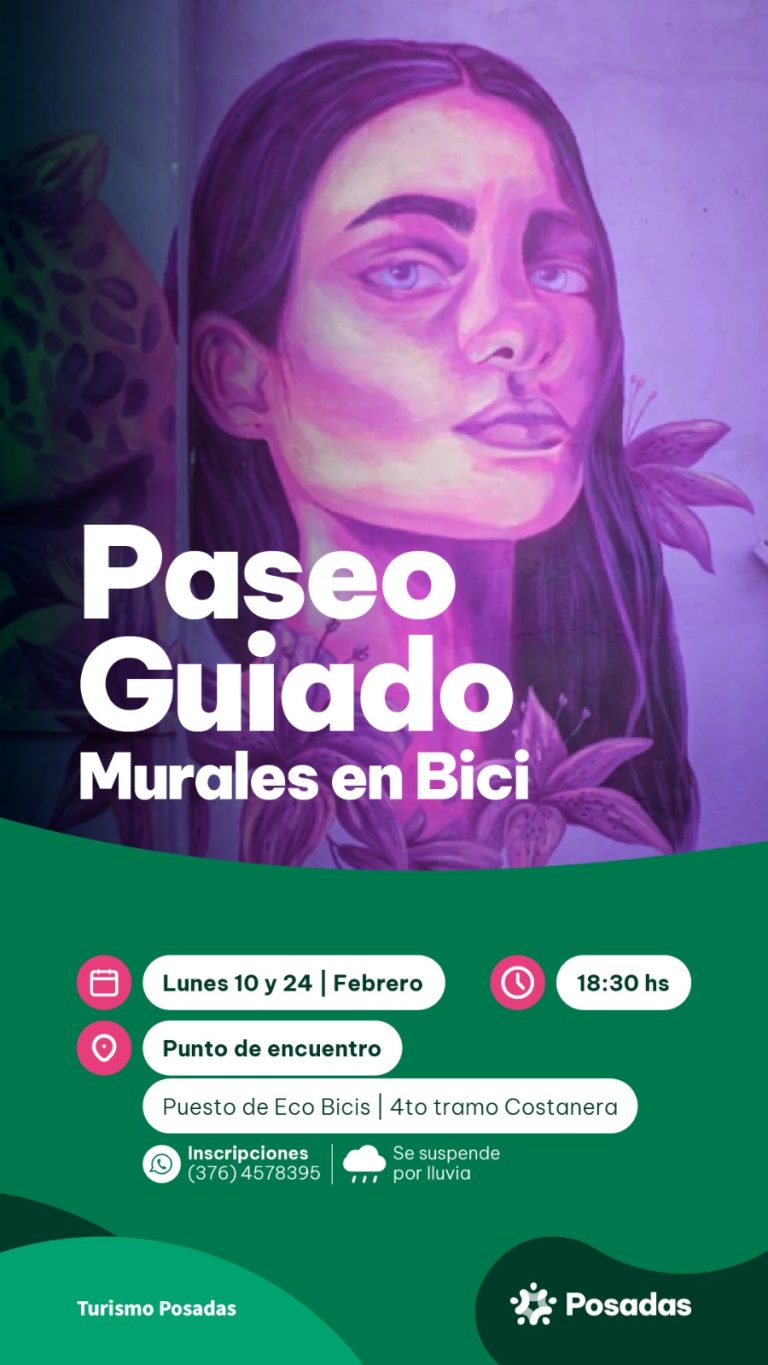 Paseo Guiado Murales en Bici.