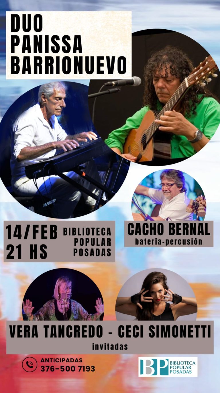 Dúo Panissa-Barrionuevo + Invitados especiales.