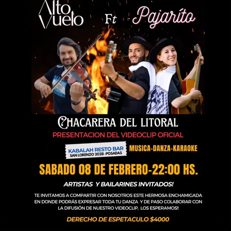 Chacarera del Litoral. Alto Vuelo ft. Pajarito.