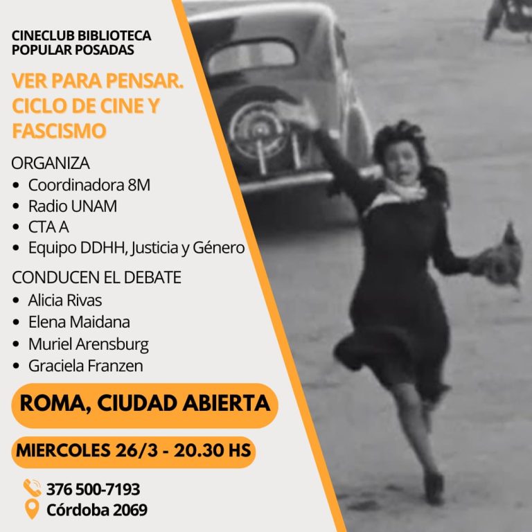 Cineclub “Roma, ciudad abierta”