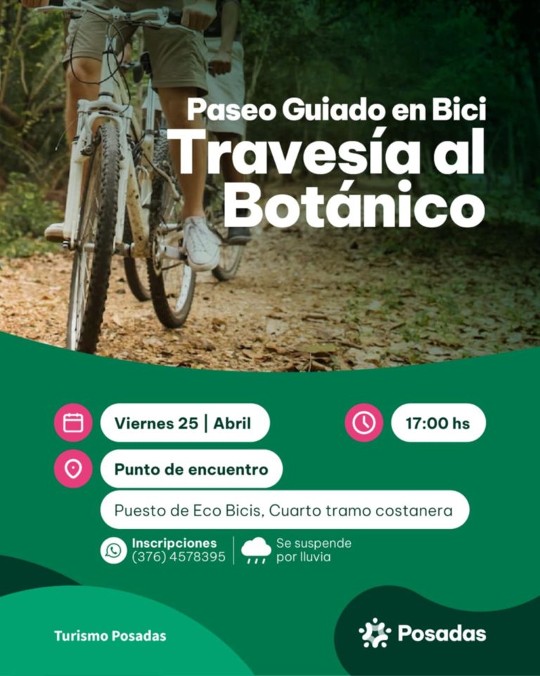 Paseo Guiado en Bici Travesía al Botánico