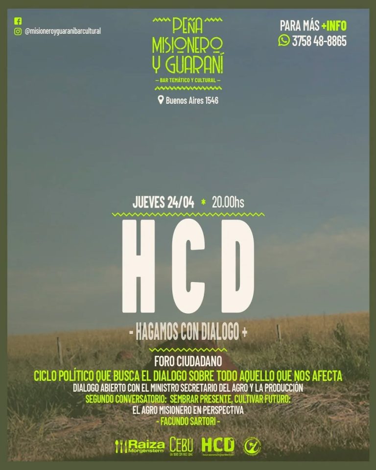 HCD, Hagamos con Diálogo, ciclo conversatorio