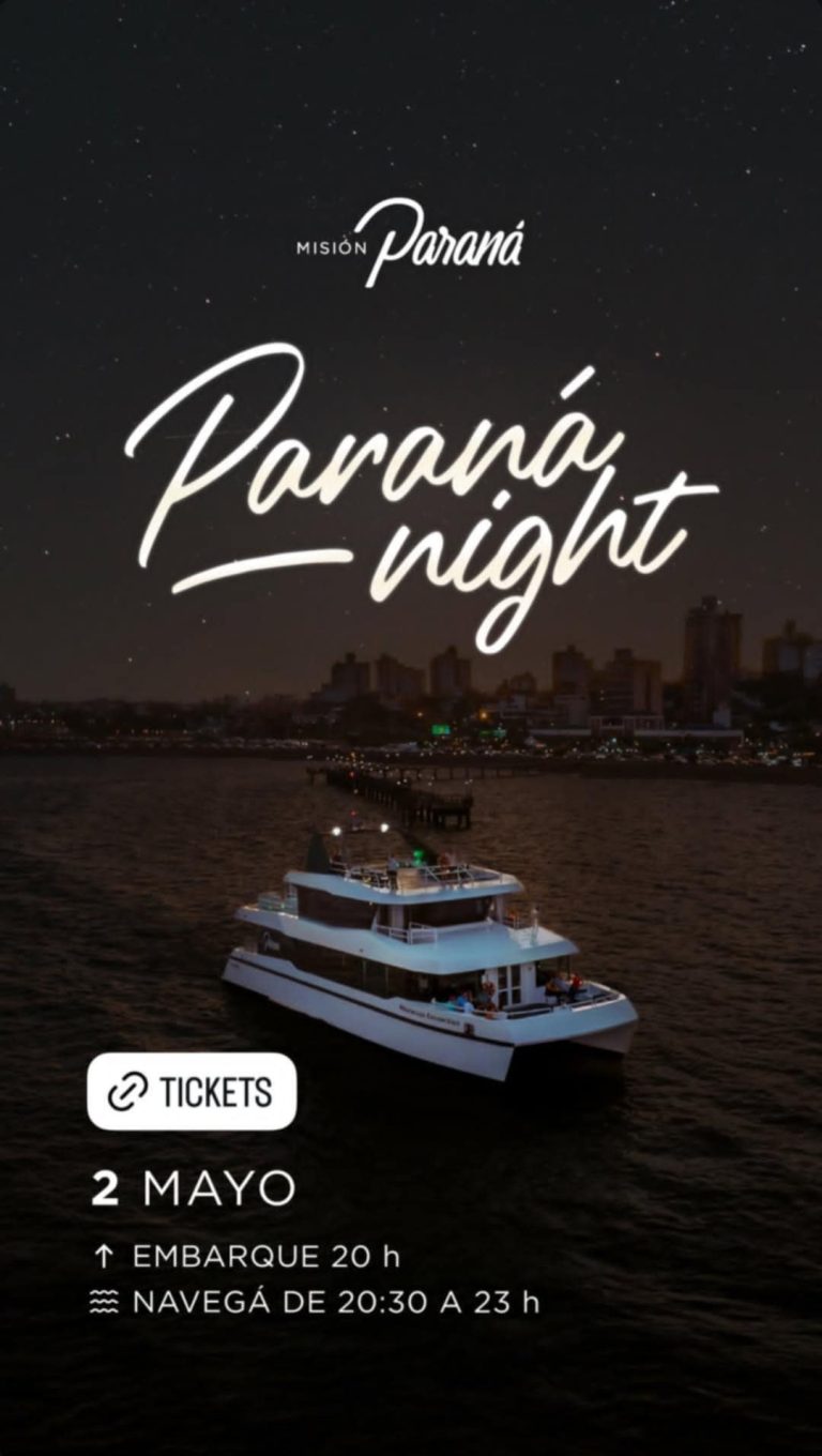 Paraná Night en el Catamarán Misión Paraná.