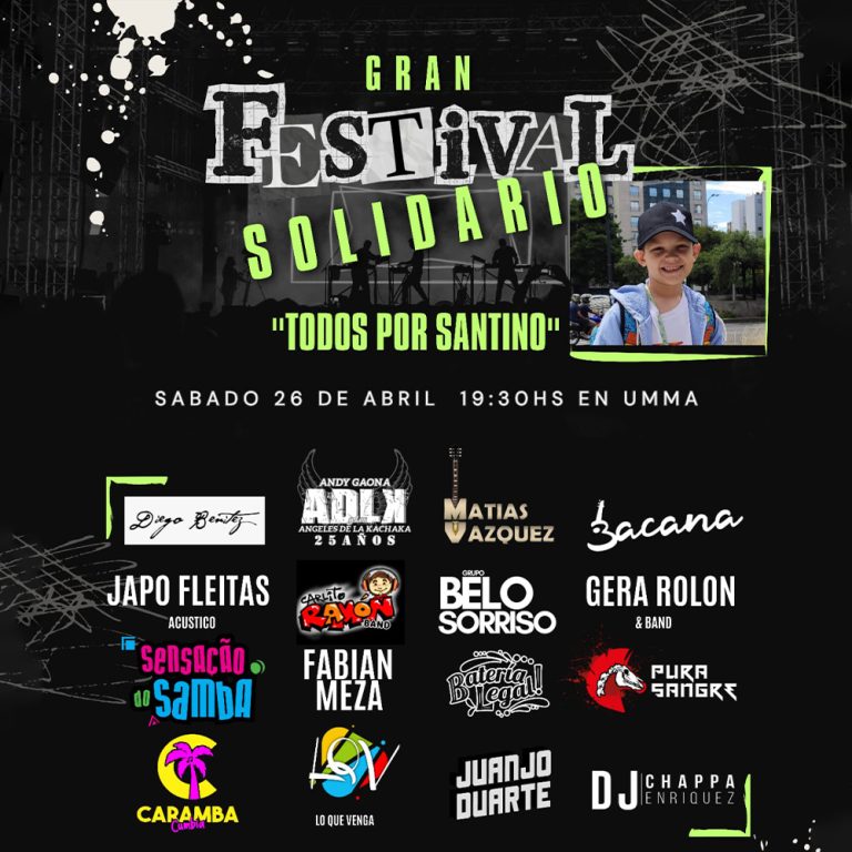 GRAN FESTIVAL SOLIDARIO “Todos por Santino”
