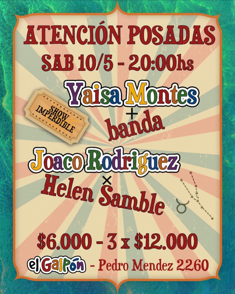 Yaisa Montes & Joaco Rodríguez + Helen Samble