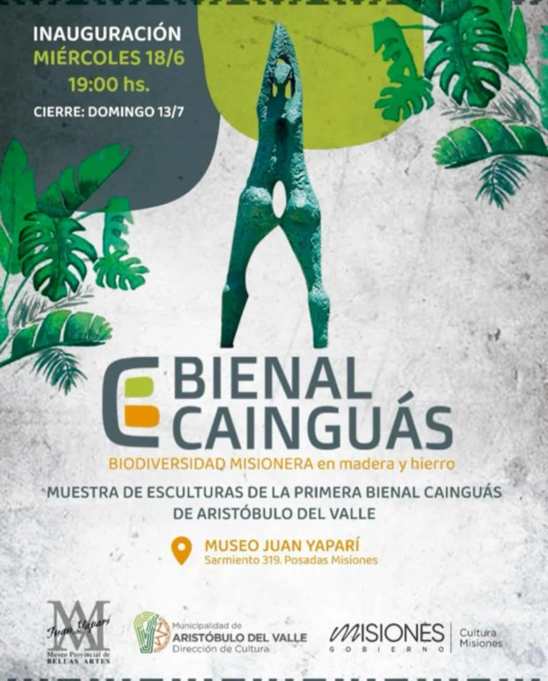Inauguración de la Muestra Esculturas de la Bienal Cainguás