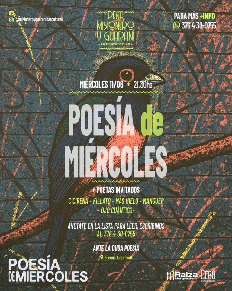Poesía de Miércoles + Poetas invitados