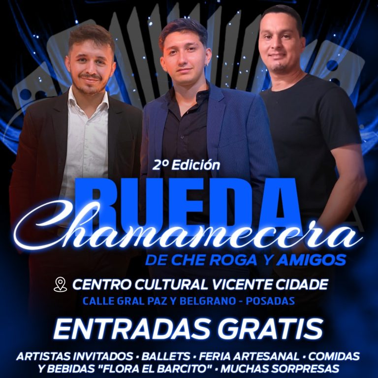 Segunda edición de la Rueda Chamamecera con Che Roga y amigos