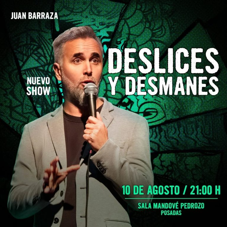 Juan Barraza presenta Deslices y Desmanes