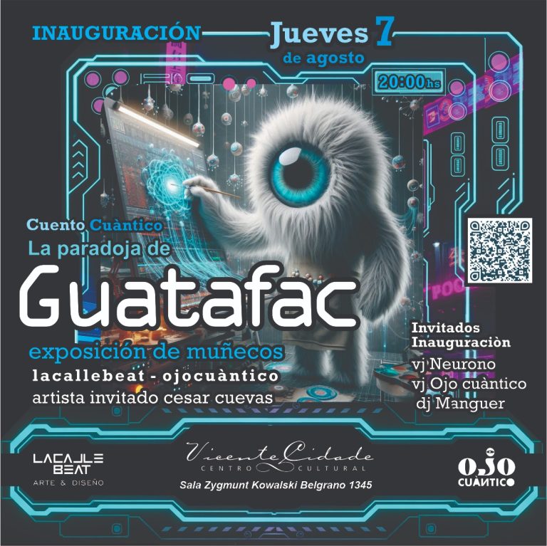 Cuento Cuántico “La Paradoja de Guatafac” Exposición de Muñecos