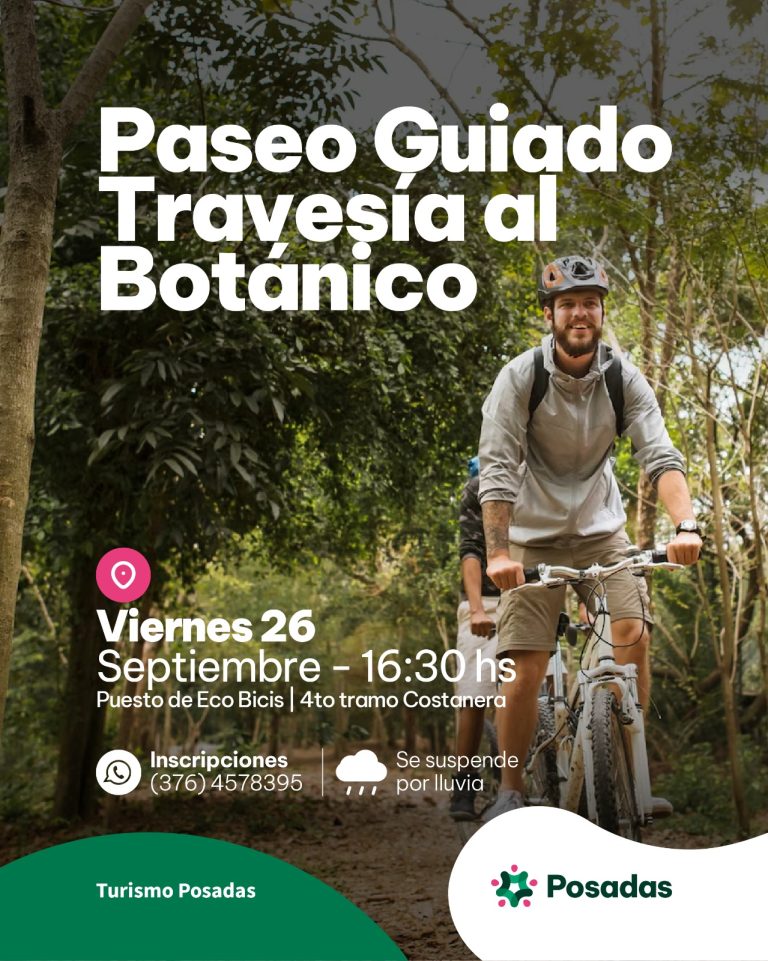 Paseo Guiado en Bici Travesía al Botánico