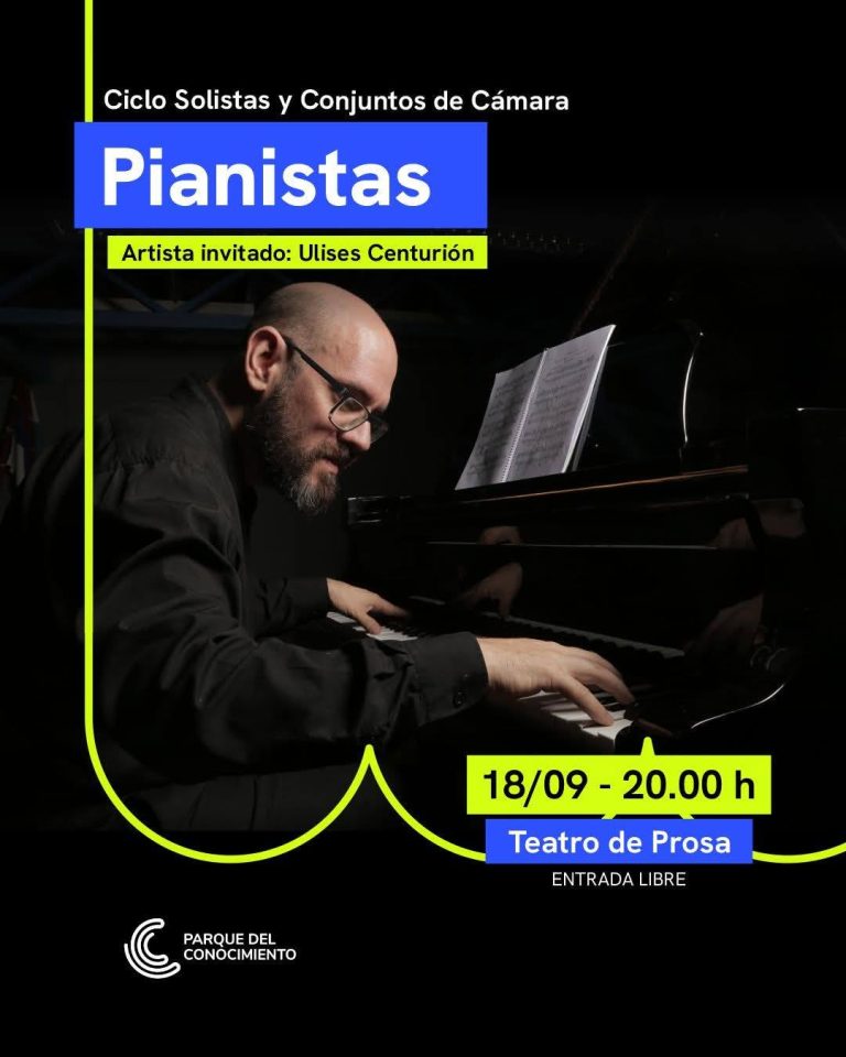 Ciclo Solistas y Conjuntos de Cámara presenta «Pianistas» con Ulises Centurión