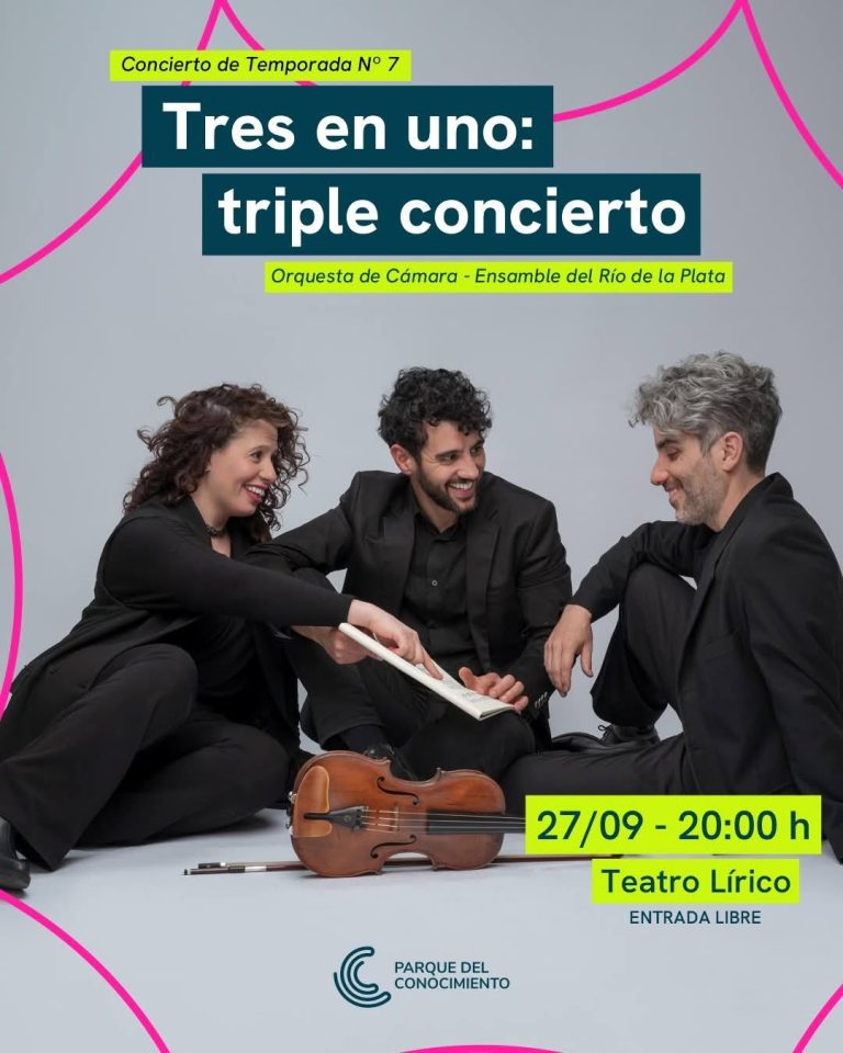 Tres en uno: triple concierto