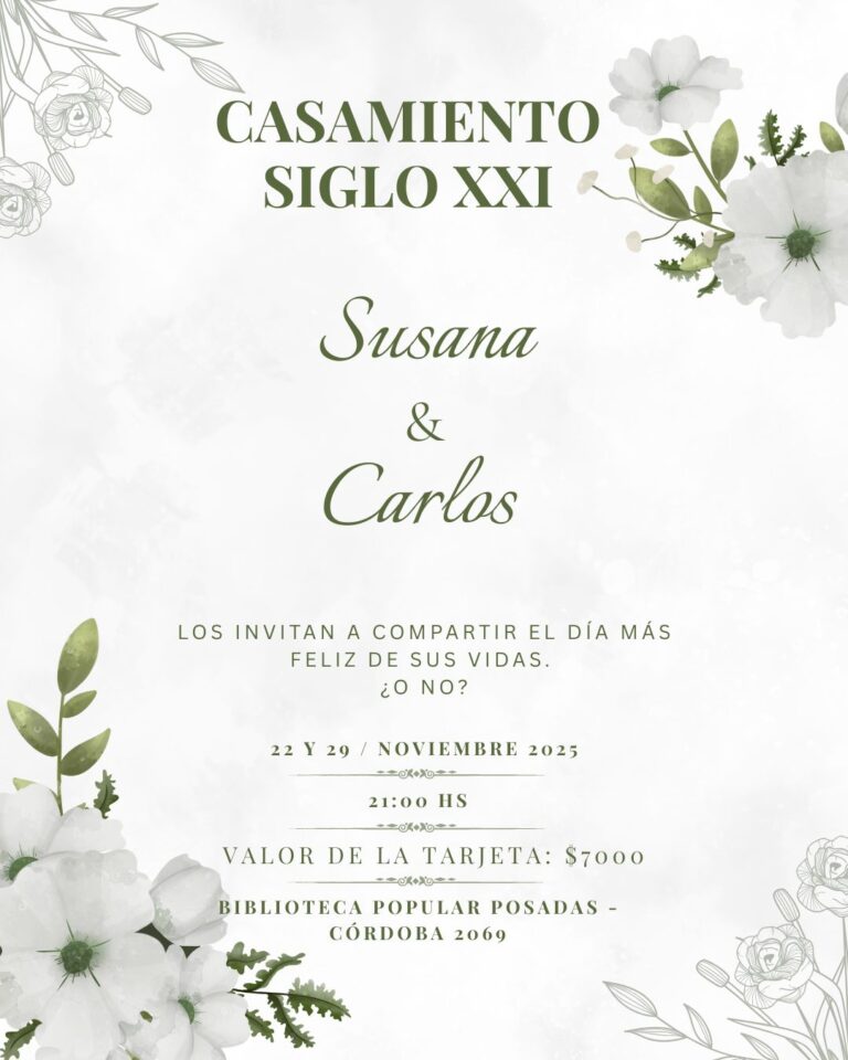 Casamiento Siglo XXI