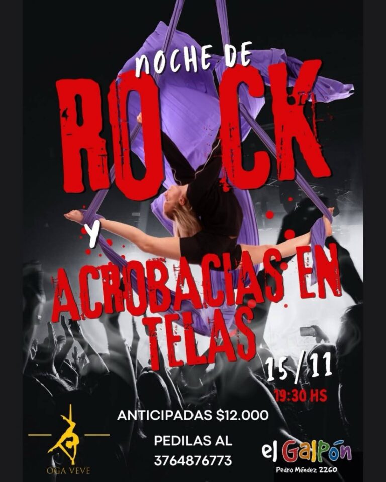 Noche de Rock y Acrobacias en Tela
