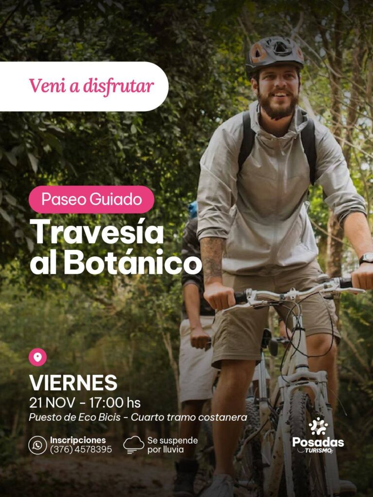 Paseo Guiado en Bici Travesía al Botánico