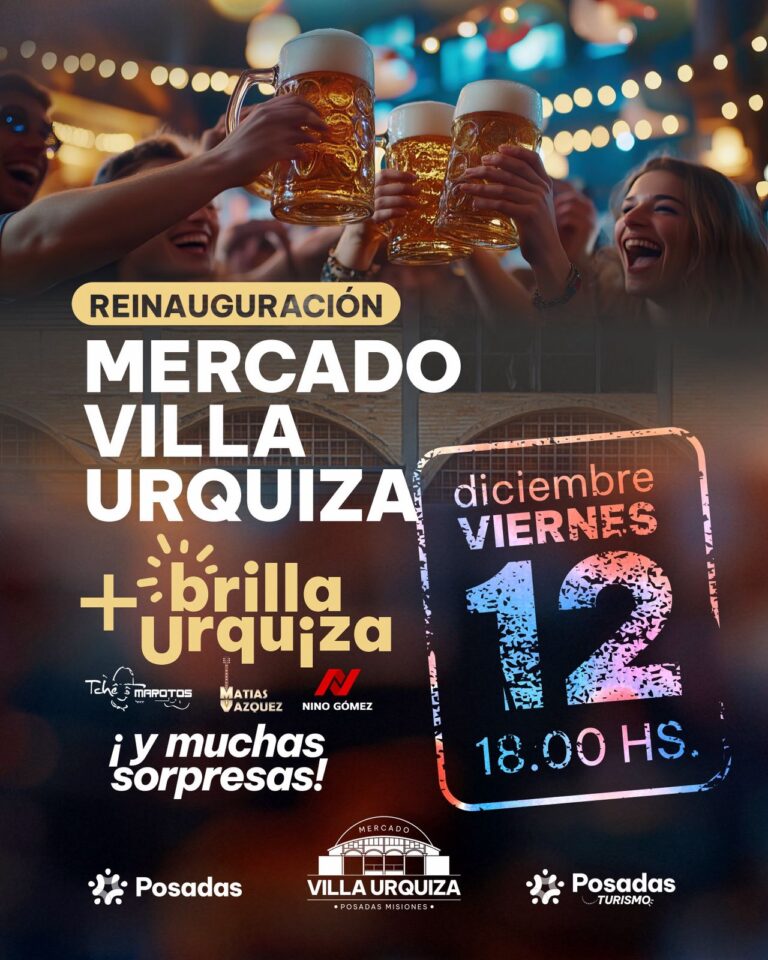 Reinauguración del Mercado Villa Urquiza + Festival «Brilla Urquiza»