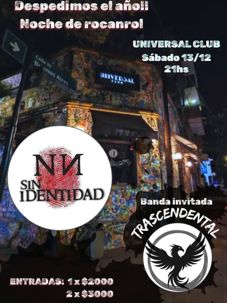 Noche de Rocanrol, NN Sin identidad, Trascendental