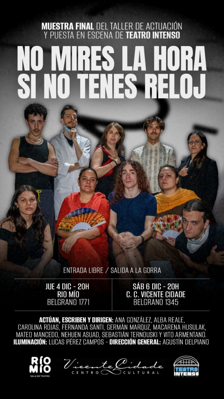 No mires la hora si no tenés reloj