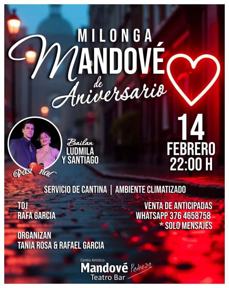 Milonga Mandové de Aniversario