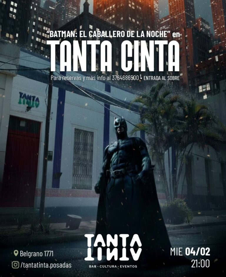 TANTA CINTA Cineclub presenta «Batman: El Caballero de la Noche»