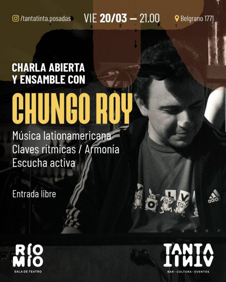 Charla abierta y Ensamble con Chungo Roy