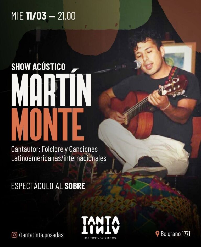 Show Acústico Martín Monte