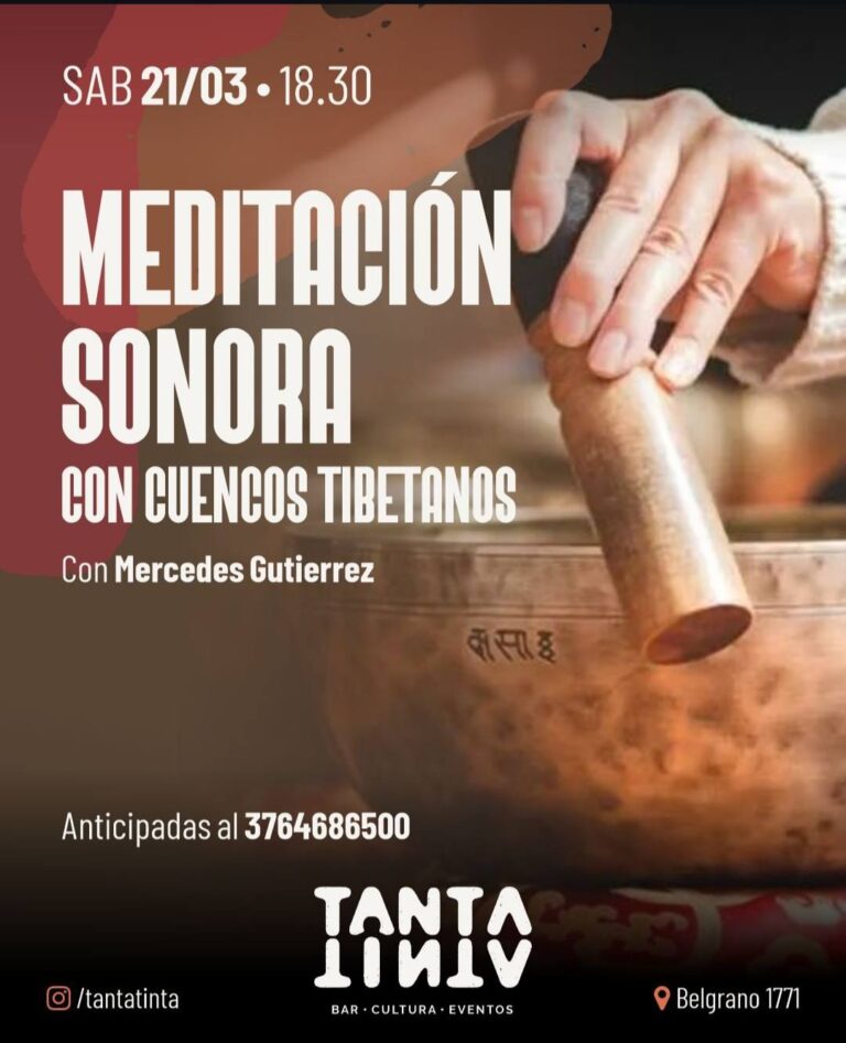 Meditación Sonora con Cuenco Tibetano