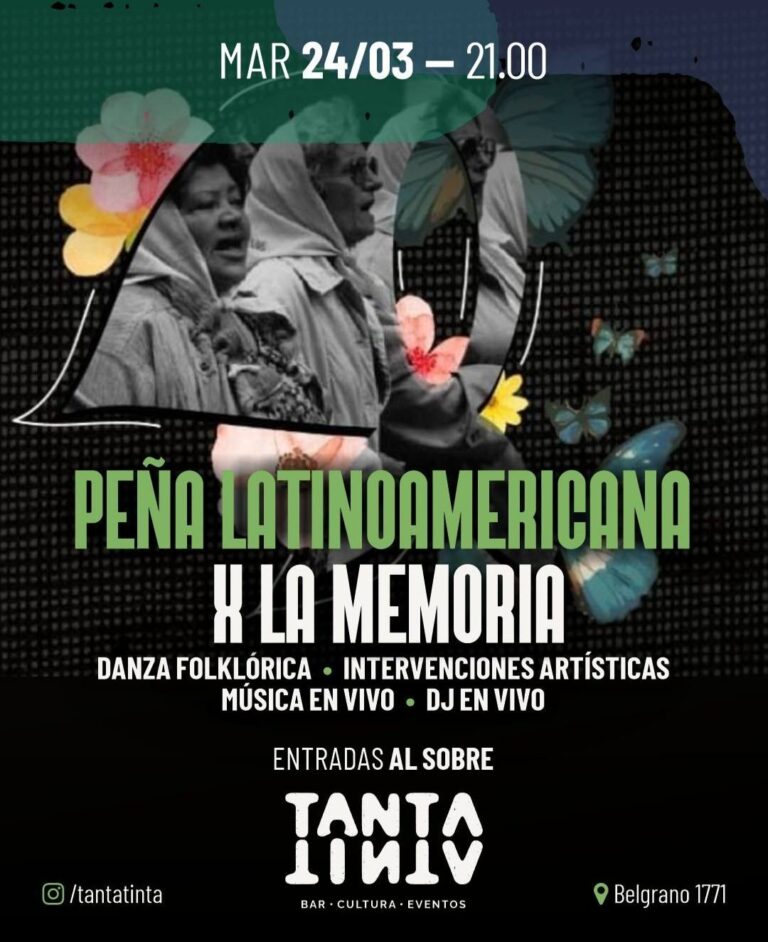 Peña Latinoamericana x la Memoria