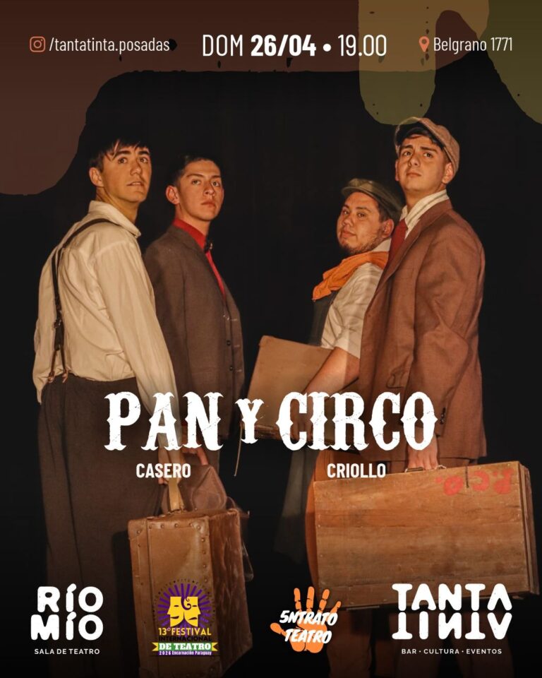 Pan Casero y Circo Criollo (FITE) Teatro, clown y música sobre la historia y el circo criollo