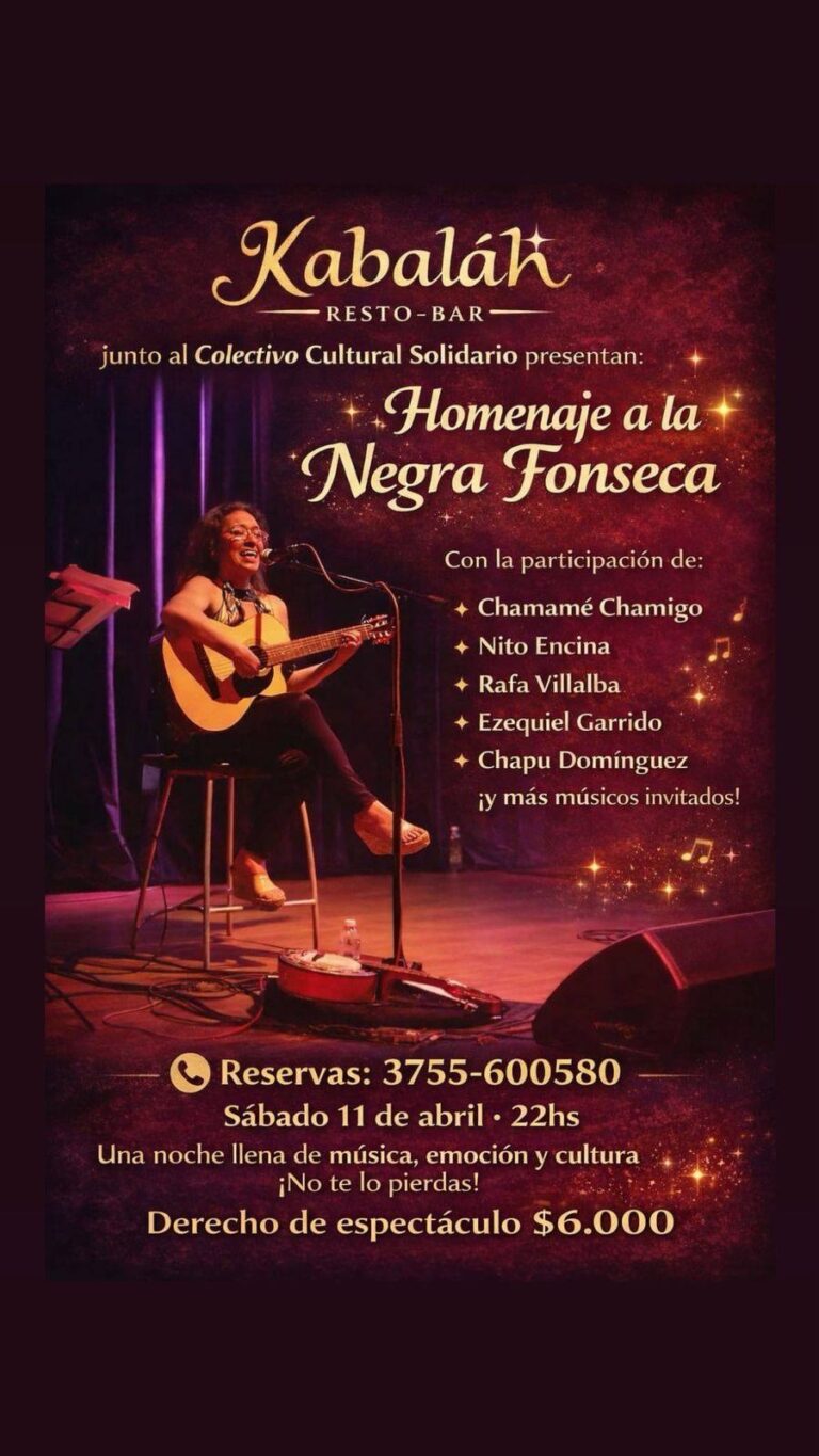 Homenaje a la Negra Fonseca