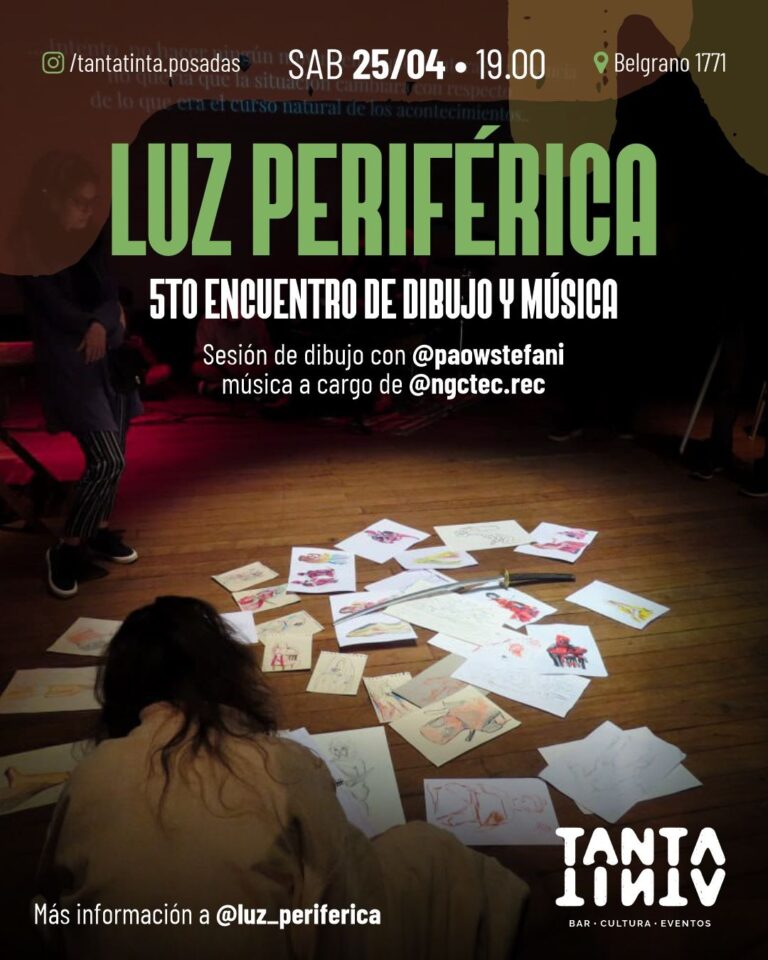 Luz Periférica, Dibujo en vivo + música (Paow Stefani + NGCTEC)