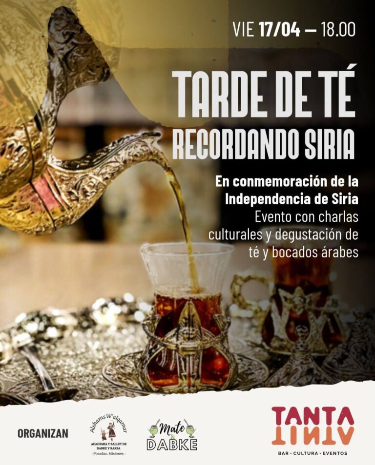 Tarde de Té recordando Siria