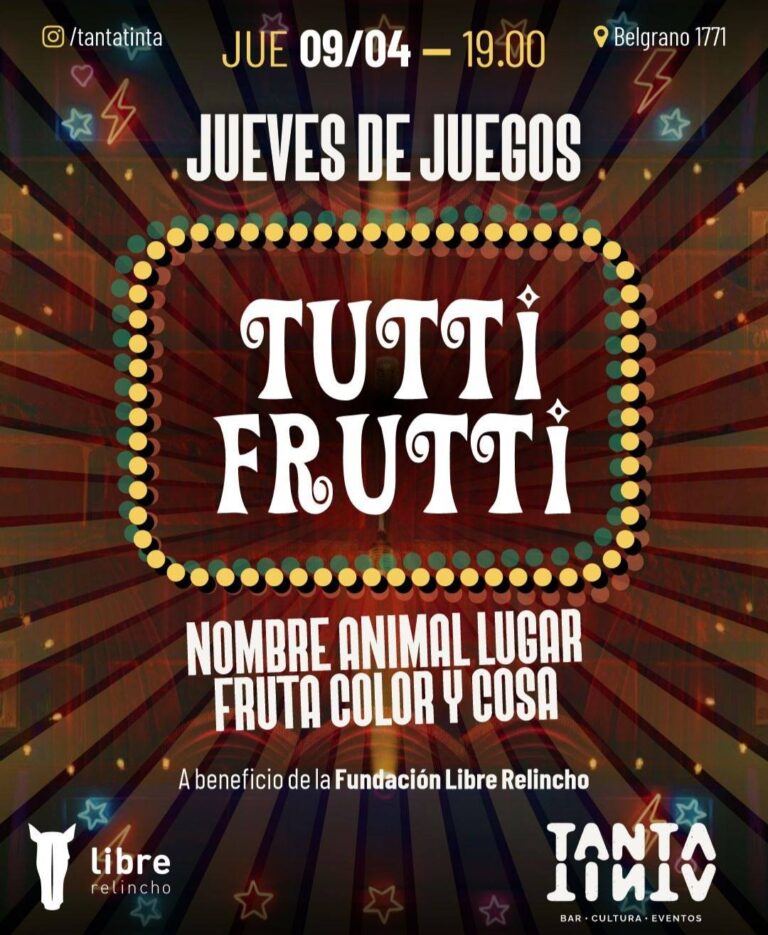 Jueves de Juegos: «Tutti Frutti»