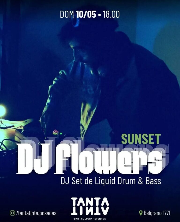 Sunset DJ Flowers
