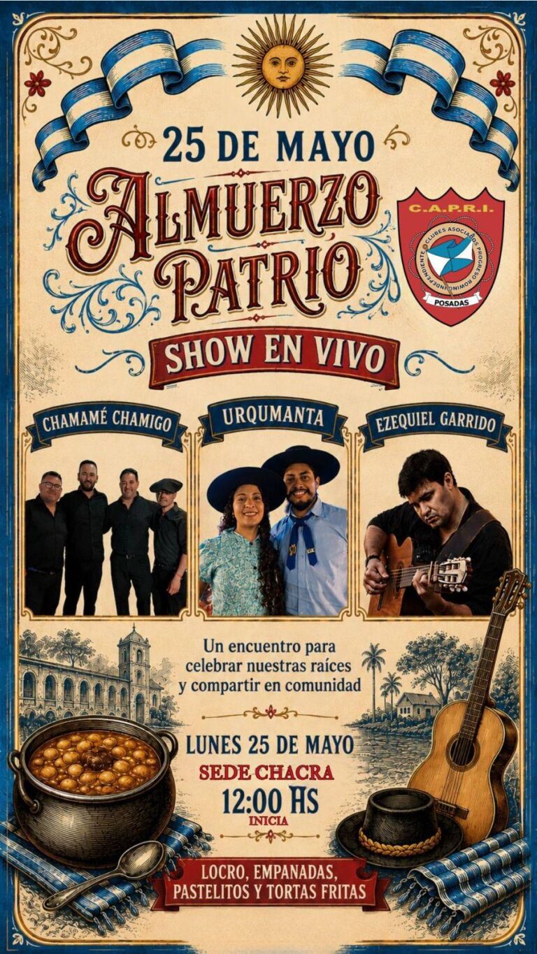 Almuerzo Patrio + Show en vivo
