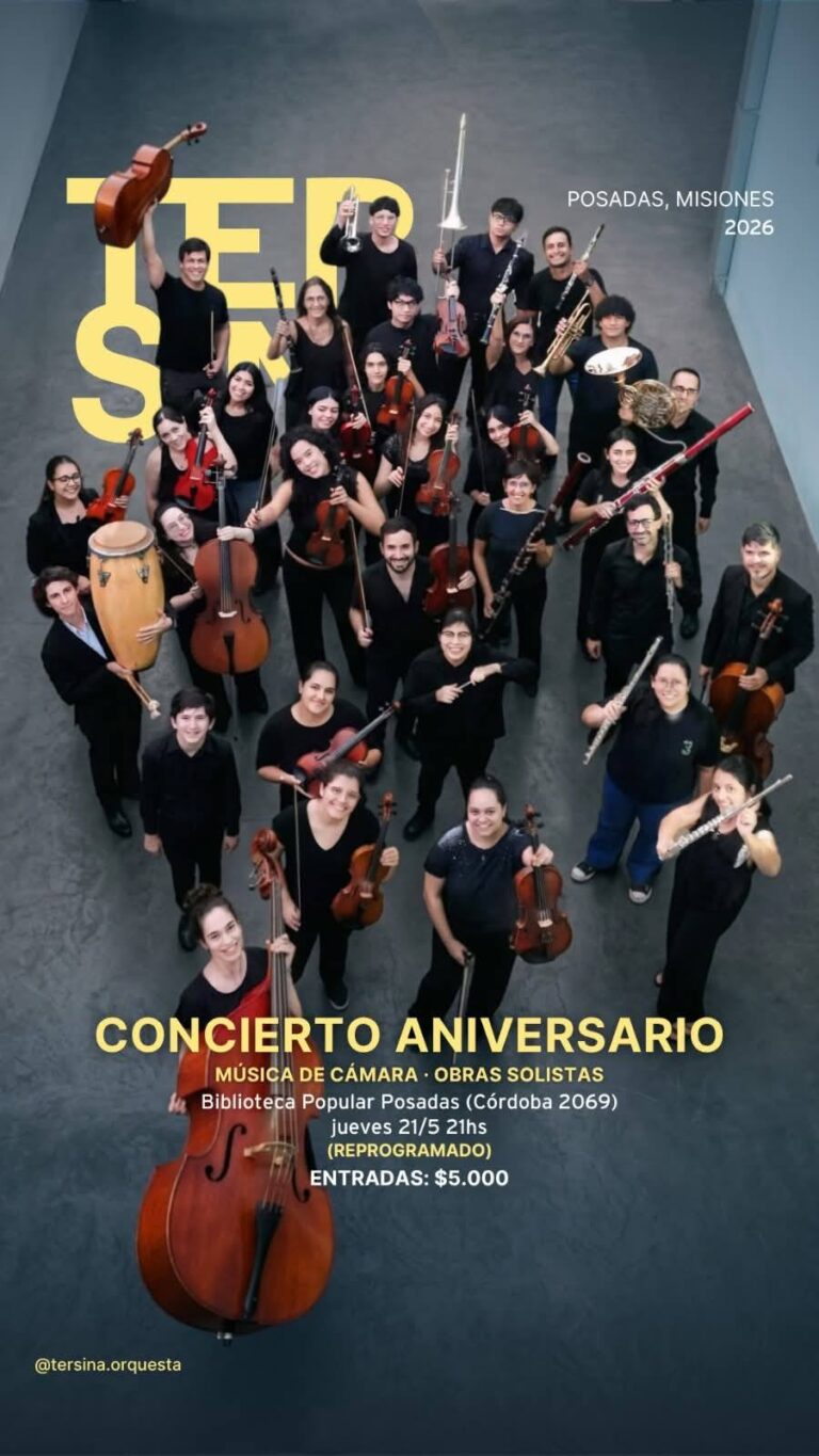 Concierto Aniversario en la Biblioteca Posadas.