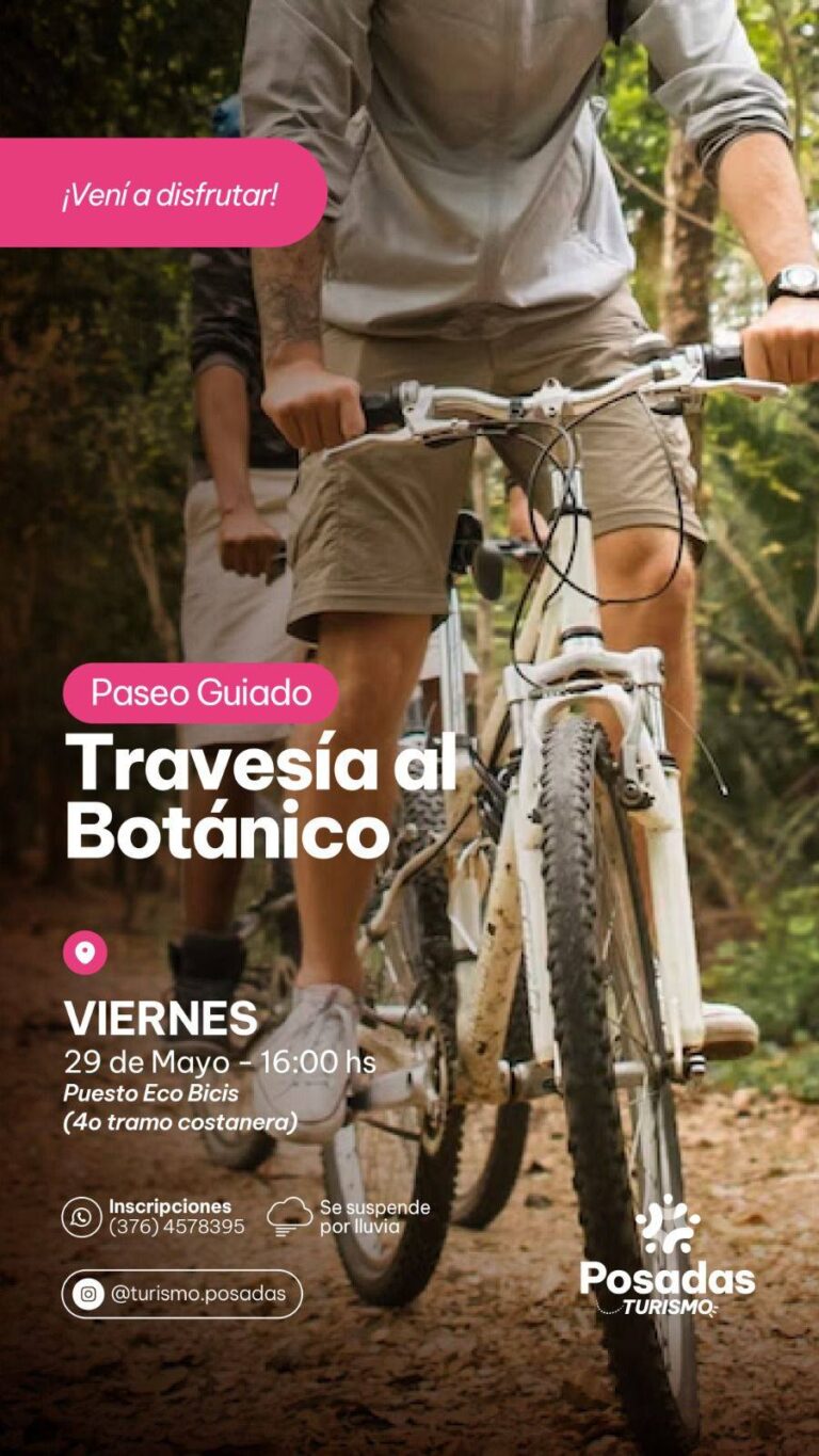 Paseo Guiado en Bici «Travesía al Botánico».