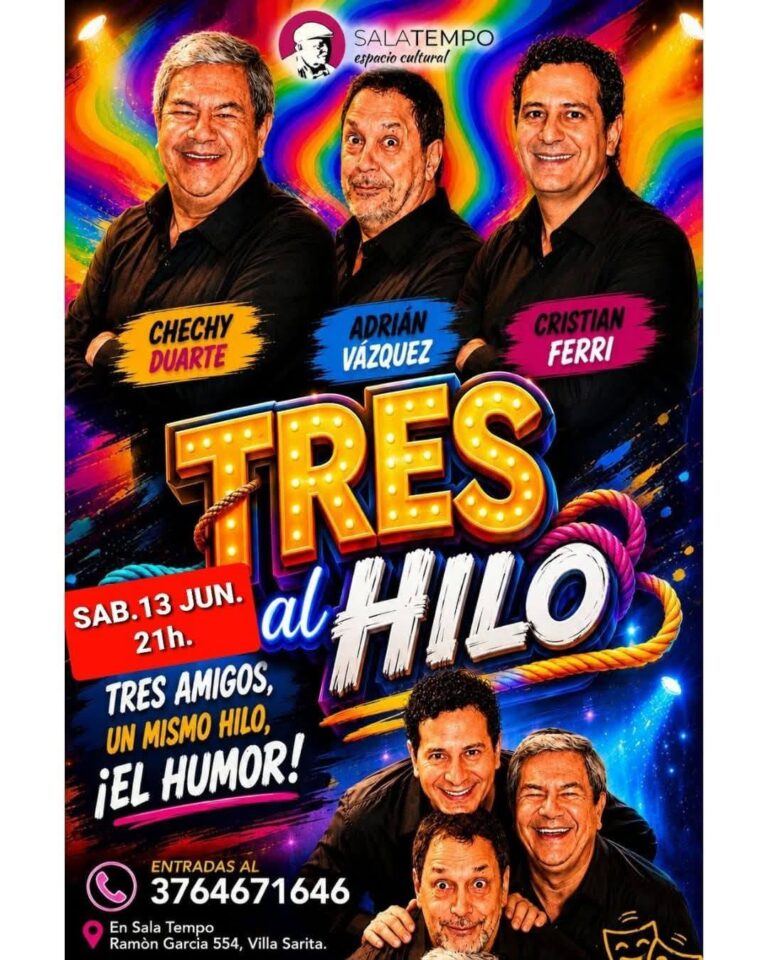 Tres al Hilo, stand up