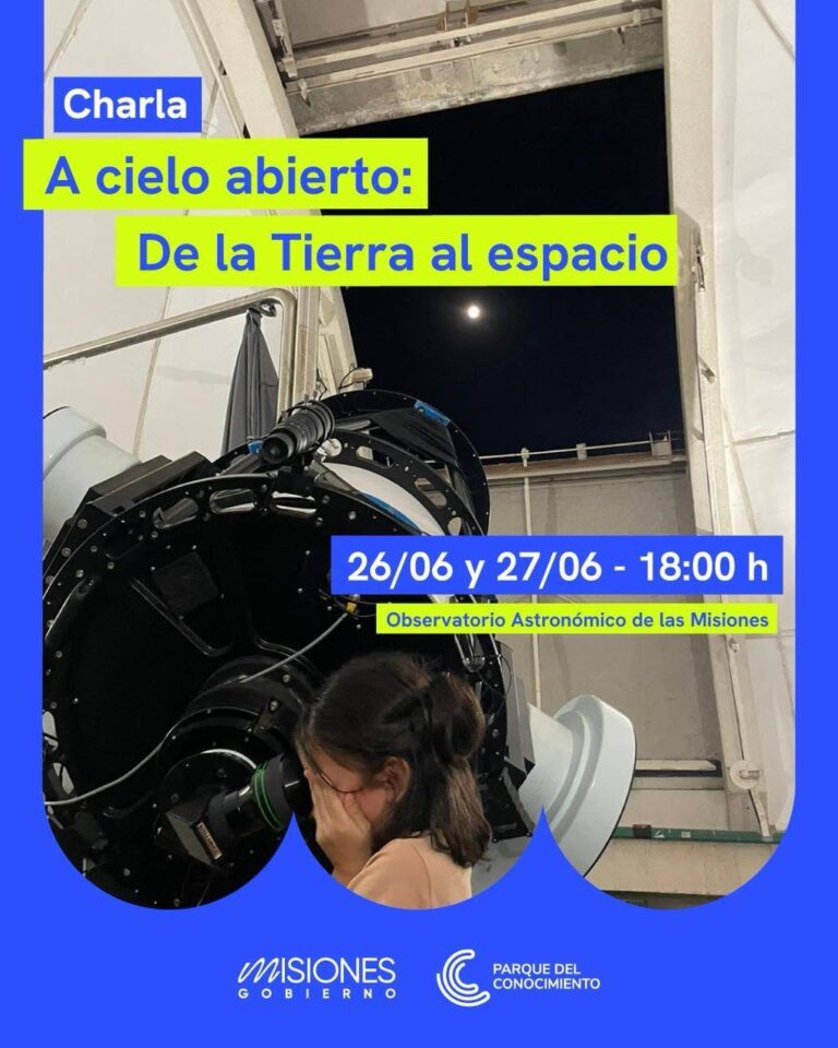 Charla «A cielo abierto» de la Tierra al Espacio