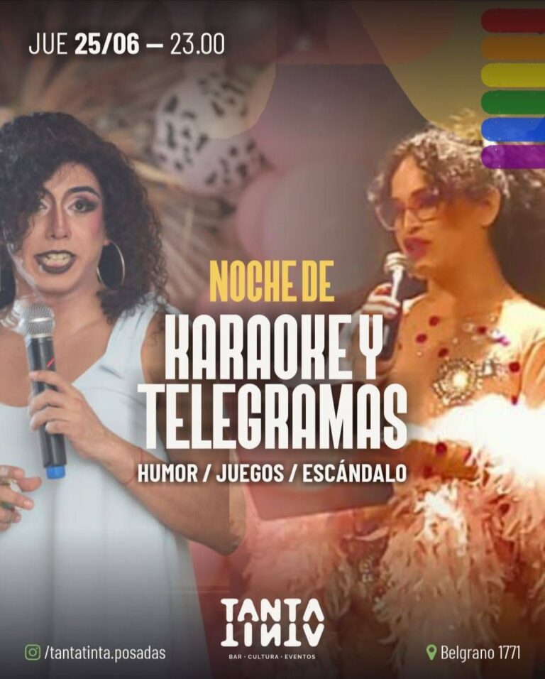 Noche de Karaoke y Telegramas
