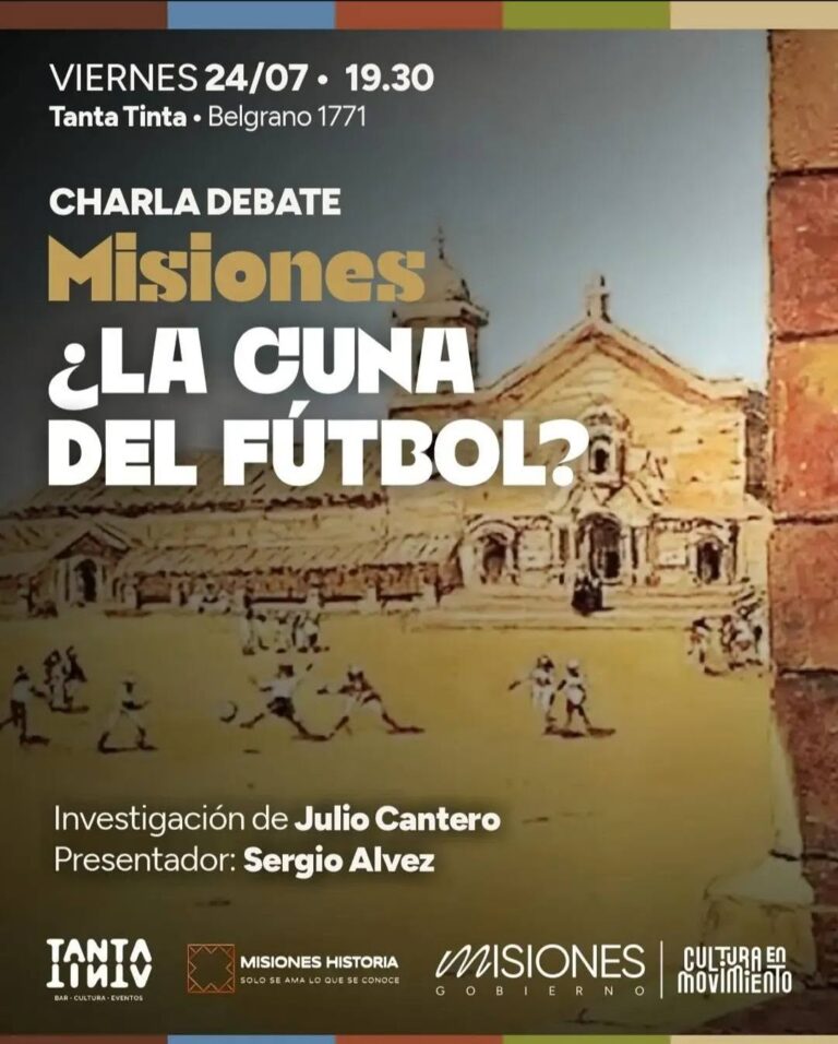 Charla debate «Misiones ¿La cuna del fútbol?»