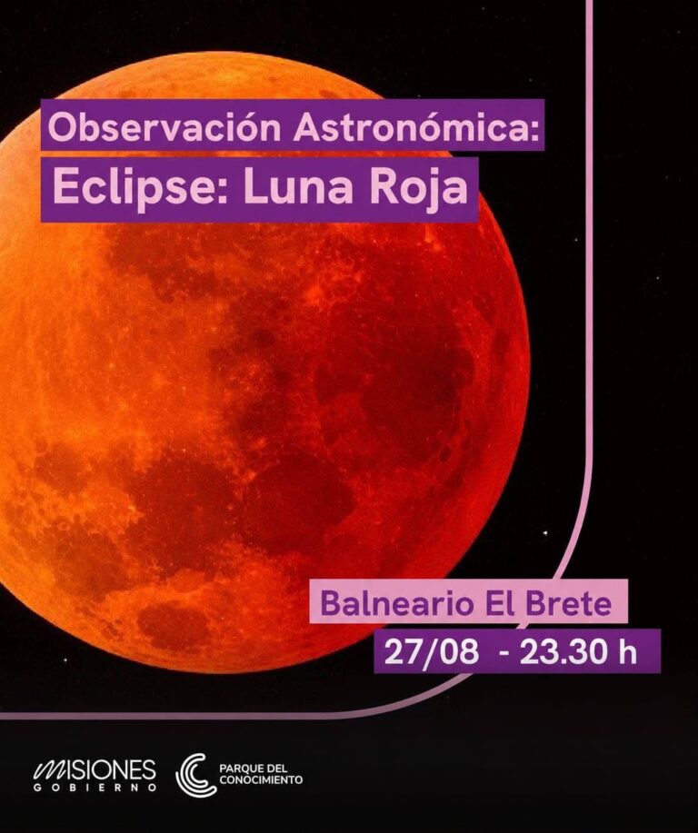 Observación Astronómica, Eclipse: Luna Roja