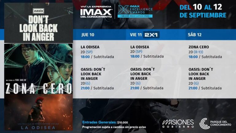 «Zona Cero» y «Oasis: Don’t Look Back in Anger»
