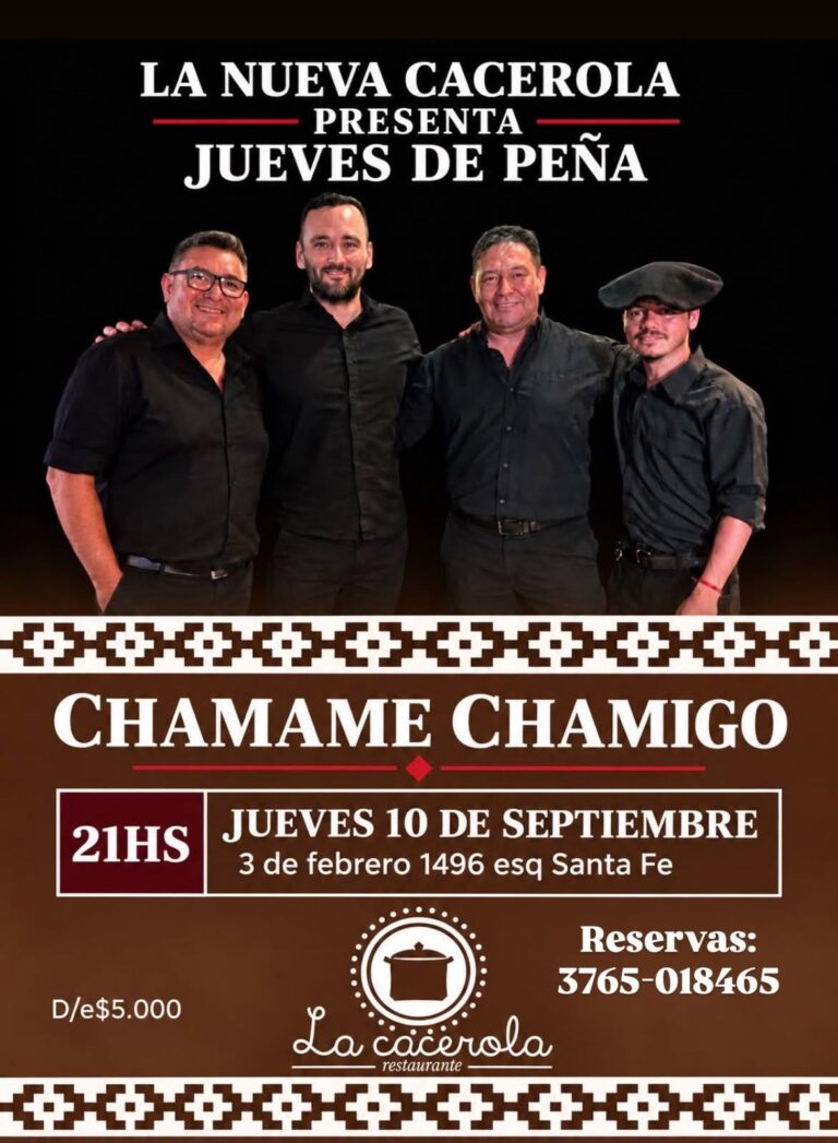 Jueves de peña: Chamamé Chamigo