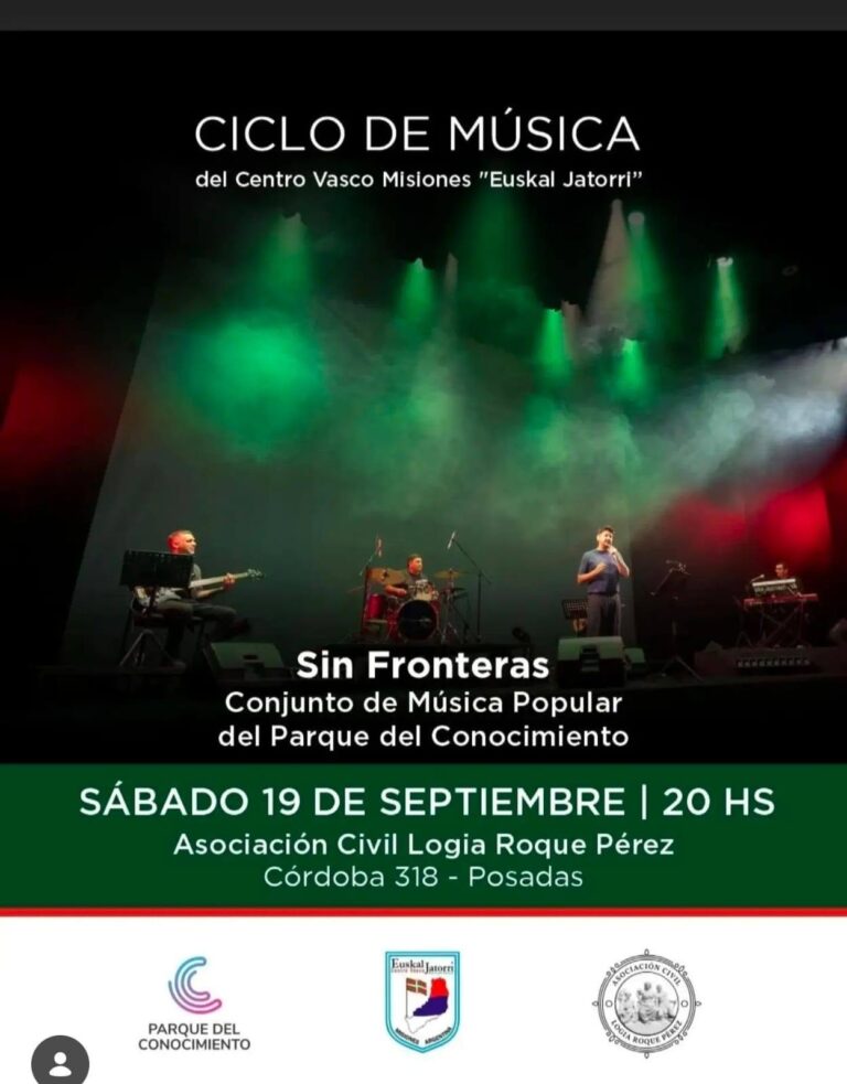 Ciclo de Música del Centro Vasco Misiones “Euskal Jatorri”