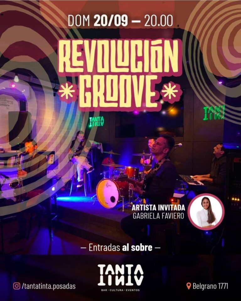 Revolución Groove, artista invitada Gabriela Faviero