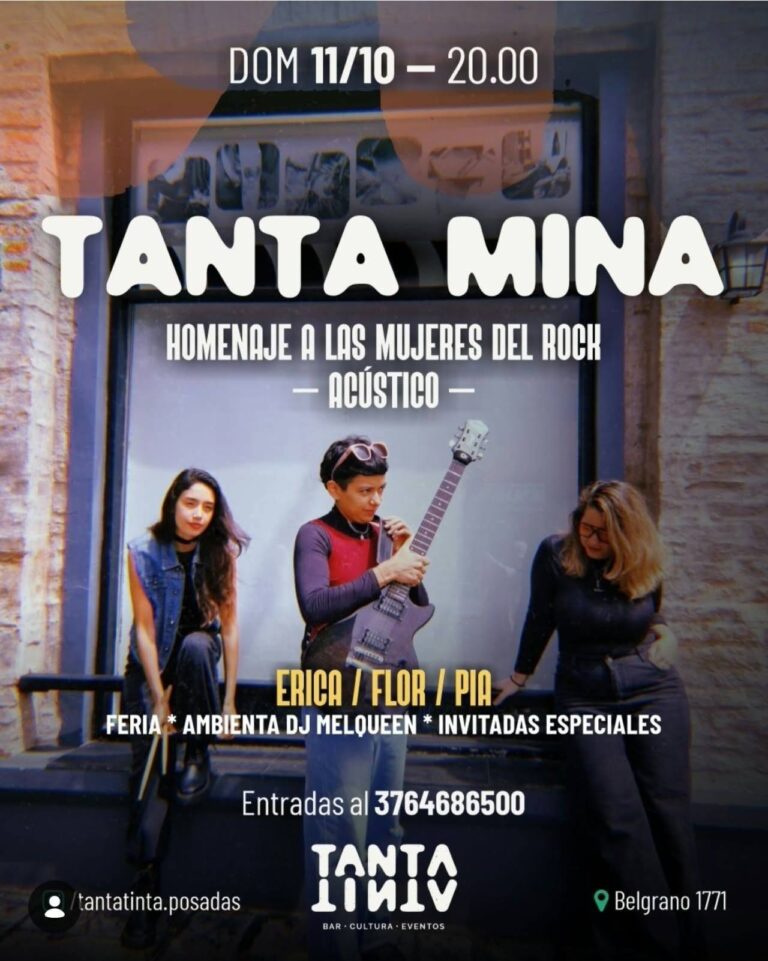 Tanta Mina, Homenaje a las Mujeres del Rock Acústico